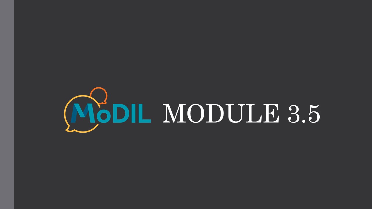 Module 3.5 : Difficultés de langage au scolaire